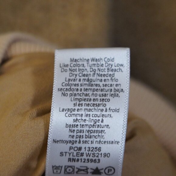 Beyond Yoga Brave the Elements Faux Fur Sherpa Bomber Jacket M in Camel Lifetime - Picture 10 of 10